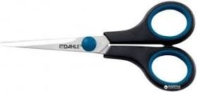 Dahle 54405 Forbici da ufficio in acciaio temprato con impugnatura comoda, 14 cm, lame affilate, manici rivestiti in gomma