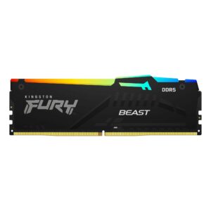 Ddr5 16Gb 5600 Mhz Fury Beast Black Rgb Cl40 Kingston