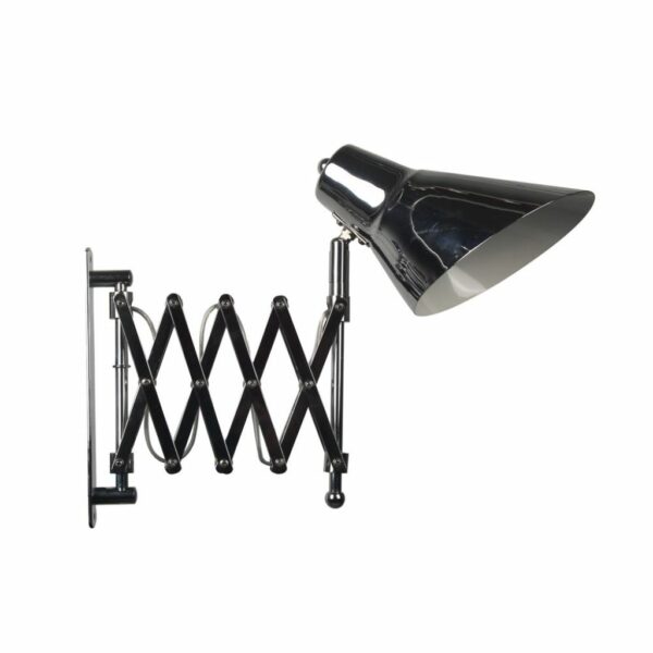 Designer Floor Lamp with Chrome Folder Bracket +Switch E27 Holder Chrome