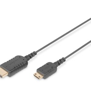 Digitus Cavo Di Collegamento Hdmi High Speed, Tipo C- A, Altamente Flessibile Mt 2