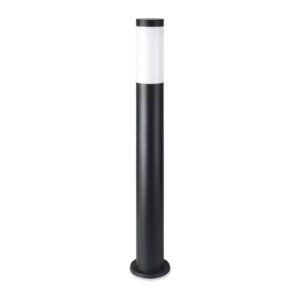 E27 Bollard Lamp 80cm with Stainless Steel Body Black IP44