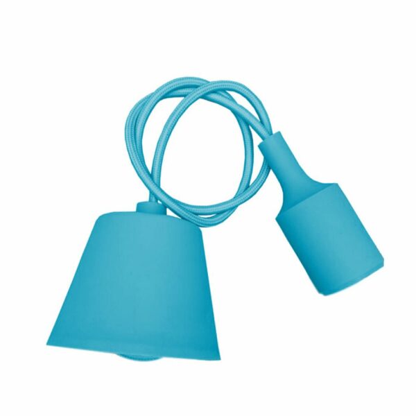 E27 Pendant Holder Light Blue Body