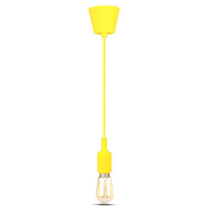 E27 Pendant Holder Yellow