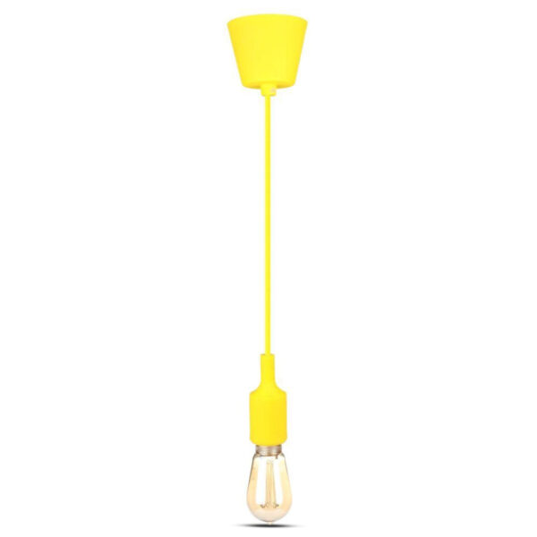 E27 Pendant Holder Yellow