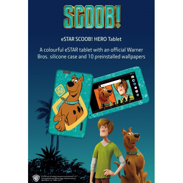 ESTAR TABLET WARNER BROS SCOOB! A35/2GB/16GB/7"/ANDROID 9 ESTAB7WBSC