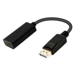 EWENT ADATTATORE DISPLAYPORT DP – HDMI 4K M/F 0.15 mm EC1456