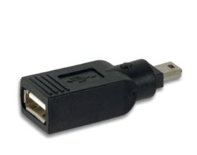 EWENT ADATTATORE USB A FEMMINA - MINI USB A MASCHIO 	EW-100505-000-N-P