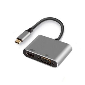 EWENT ADATTATORE USB TYPE-C A HDMI & VGA 0.15 mm EW9700