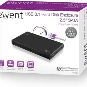 EWENT BOX PER HDD/SSD 2,5" USB 3.1 IN ALLUMINIO EW7032