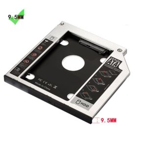 EWENT CADDY HDD/SSD SATA-III PER DRIVE CD/DVD 9,5 MM EW7003