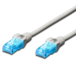 EWENT CAVO DI RETE F/UTP PATCH CORD 0,5MT CAT 5e COLOR GRIGIO EW-5F-005 IM1100