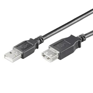 EWENT CAVO PROLUNGA USB 2.0 A/A M/F 1,0 MT NERO EW-UAA-010-P EC1011