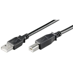 EWENT CAVO USB A/B M/M 1MT NERO PER STAMPANTI CC-100102-010-N-B