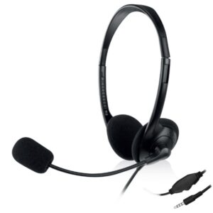 EWENT CUFFIE STEREO CON MICROFONO E CONTROLLO VOLUME EW3567