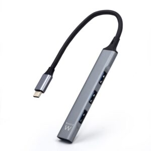 EWENT HUB USB TYPE-C SLIM 4P USB 3.2 EW1145