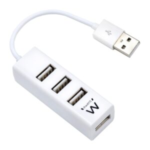 EWENT MINI HUB USB 4P USB 2.0 BIANCO EW1122