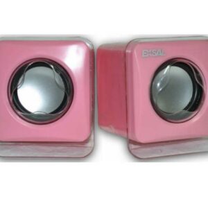 EXSAL CASSE SPEAKER 2.0 AUTOALIMENTATE USB 2.5W COLORE ROSA EC-A02P