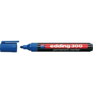 Edding 300 marcatore permanente Blu 10 pz