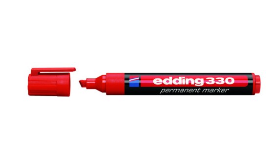 Edding 330 marcatore permanente Rosso 10 pz