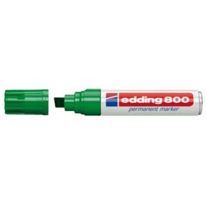 Edding 4-800 004 marcatore permanente Punta smussata Verde 5 pz