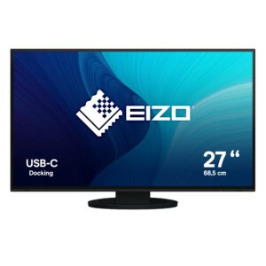 Eizo Monitor 27 Led Ips 16:9 2560X1440 350 Cdm, Usb-C, Vga/Dp/Hdmi, Flexscan Ev2781-Bk