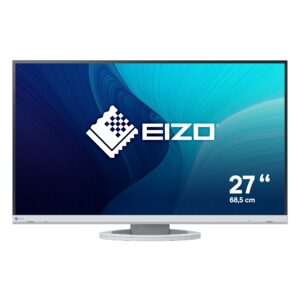 Eizo Monitor 27 Led Ips 2560X1440 16:9 5Ms 350 Cd/M, Dvi/Dp/Hdmi, Pivot, Usb-C, Flex Ev2760 Bianco