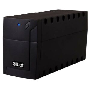 Elbat Delta UPS 900VA USB - 3x Shuckos - Stabilizzatore AVR - Funzione di avviamento a freddo