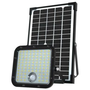 Elbat Faretto Solare LED - 30W - 4800lm - Sensore + Telecomando