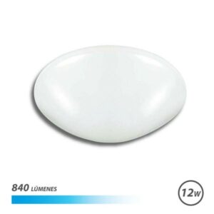 Elbat Lampada da Soffitto Ovale LED 12W 840lm - 6500K Luce Fredda - Diametro 23cm