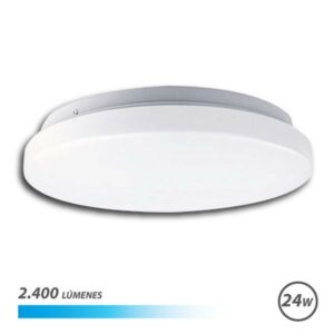 Elbat Plafoniera Rotonda LED 24W 2400lm - 6500K Luce Fredda - Diametro 35cm