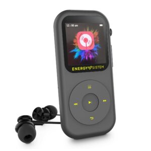 Energy Sistem Handy Lettore MP4 - 16GB - Bluetooth - Radio FM Integrata - MicroSD 128GB - Colore Grigio