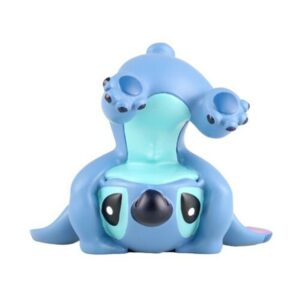 Enesco Disney Lilo & Stitch Stitch Upside Down - Figura da collezione - Realizzata in resina - Intagliata e dipinta a mano