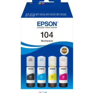 ORIGINALE Epson Multipack nero / ciano / magenta / giallo C13T00P640 104