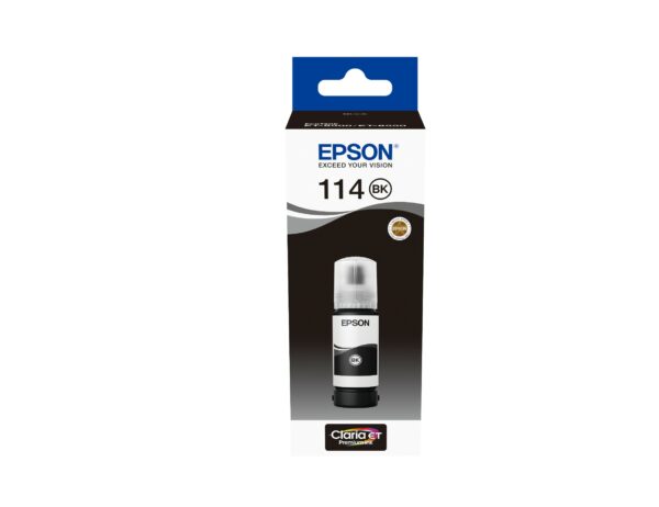 Epson Flacone Ink 114 Ecotank Black Ink Bottle 70 Ml