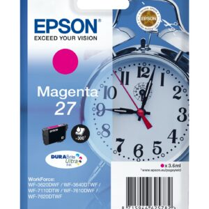 Epson Alarm clock Cartuccia Sveglia Magenta Inchiostri DURABrite Ultra 27