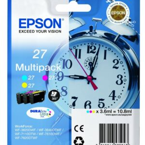 ORIGINALE Epson Multipack ciano / magenta / giallo C13T27054012 27 3 Cartucce colore: T2702 + T2703 + T2704