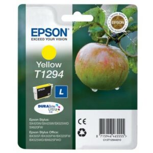 ORIGINALE Epson Cartuccia d'inchiostro giallo C13T12944012 T1294 470 pagine 7ml