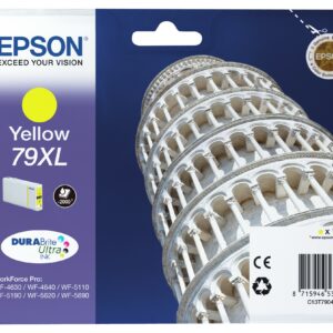 Epson Cart Ink Giallo Xl Per Wf-5620 Serie Torre Di Pisa