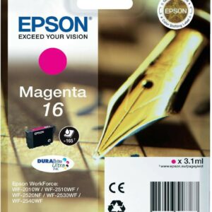 ORIGINALE Epson Cartuccia d'inchiostro magenta C13T16234012 16 165 pagine 3,1ml standard