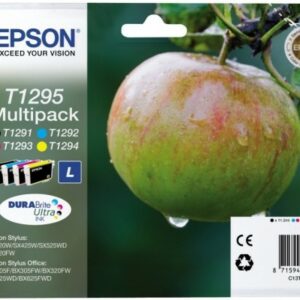 Epson Cart Ink Multipack T129 (Nero, Ciano, Magenta, Giallo), Serie L Mela