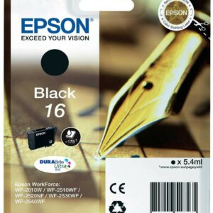 Epson Cart Ink Nero Per Wf-2510Wf, Wf-2520Nf, Wf-2530Wf Wf-2540Wf Serie 16 Penna E Cruciverba