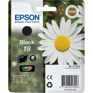 Epson Cart Ink Nero Per Xp-102/202/205/302/305/402 Serie Margherita