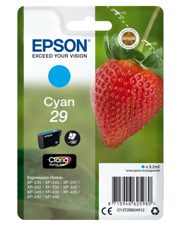 Epson Cart. Ink Ciano Serie Fragola