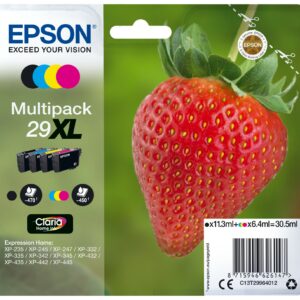 Epson Cart. Ink Multipack 29Xl Serie Fragola (Bk/C/M/Y)