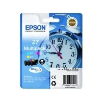 ORIGINALE Epson Multipack ciano / magenta / giallo C13T27154012 27 XL 3 Cartucce colore: T2712 + T2713 + T2714