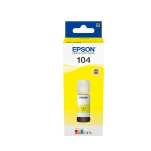 ORIGINALE Epson Cartuccia d'inchiostro giallo C13T00P440 104 7500 pagine 65ml