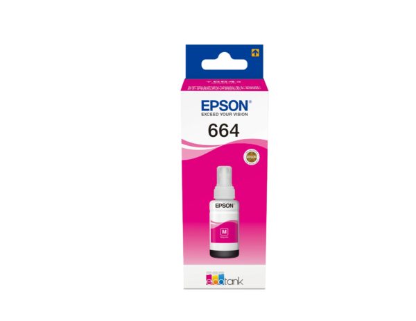 Epson Flacone Ink Magenta 70Ml Per Serie L Eco Tank, T6641