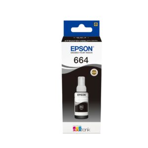 ORIGINALE Epson Cartuccia d'inchiostro nero C13T664140 664 4500 pagine 70ml