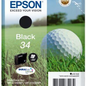 Epson Golf ball Singlepack nero 34 DURABrite Ultra Ink