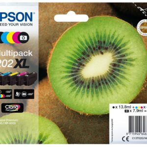 ORIGINALE Epson Multipack nero / ciano / magenta / giallo C13T02G74010 202XL